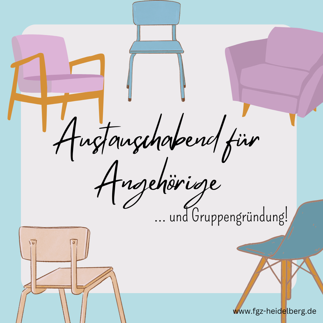 Austauschabend für Angehörige und Gruppengründung